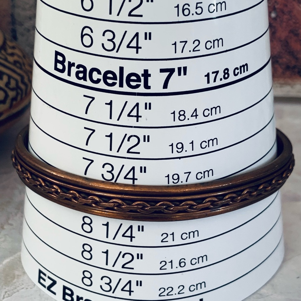 Vintage Solid Copper Braided Rope Design Cuff Bra… - image 5